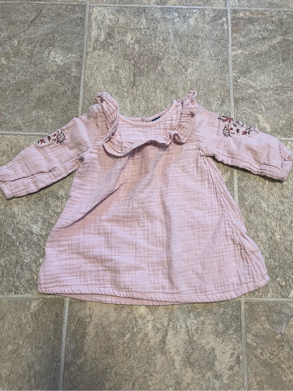 Old Navy Light Pink Dress with Embroidery